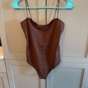 Abercrombie & Fitch bodysuit in brown